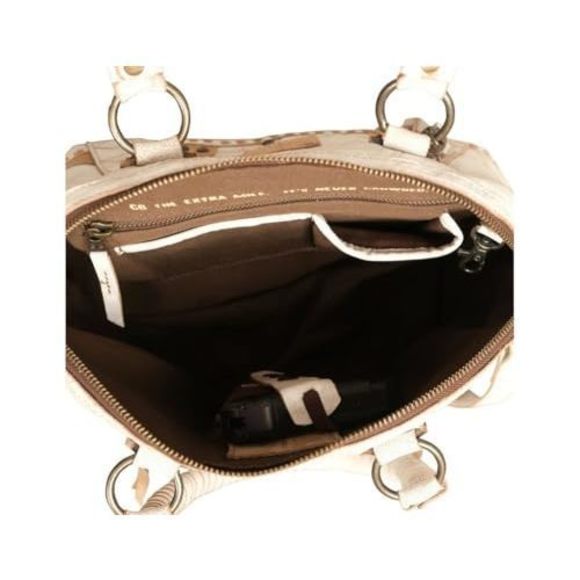 Bag And Purses Pu Satchel Skull Scraf Strap Bag Top Handle Satchel - Picture 2 of 3